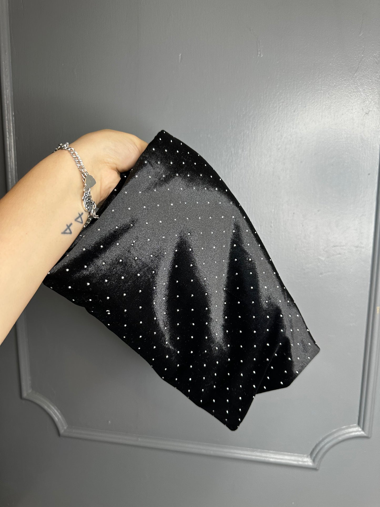 Black Velvet W/ Rhinestones